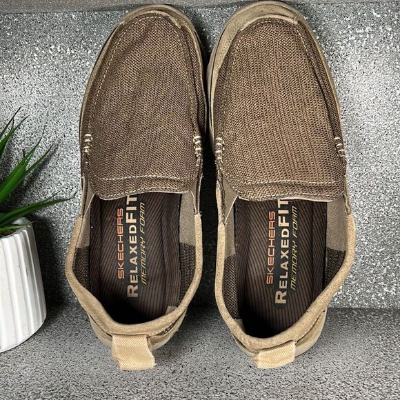 Skechers Relaxed Fit Memory Foam Slip On Loafers Shoes Size 8 - Picture 6 of 8